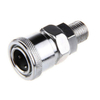 Chrome-Plated Stainless Steel Male Socket Quick Coupler