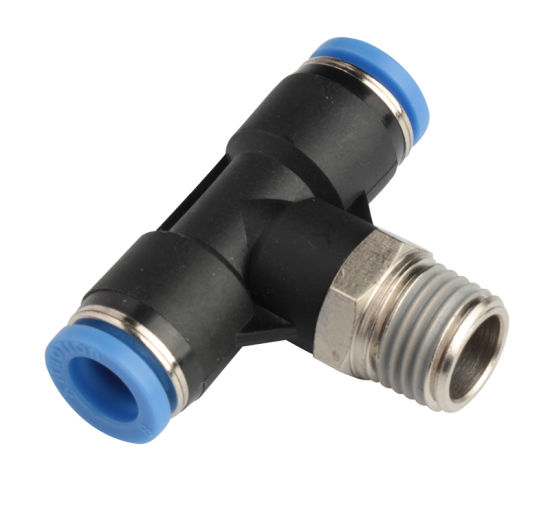 Xhnotion - Pneumatic Push in Male Tee Air Hose Fittings with 100% Tested