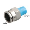 Xhnotion Stainless Steel Fitting 16mm X 1/4"NPT Custom-Made Metal Male Straight Connector