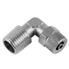 Chrome-Plated Brass Rapid Screw Fitting connector for PU Tube