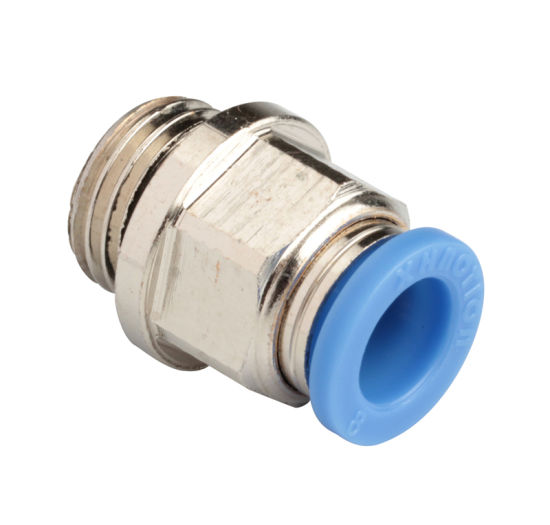Xhnotion - Pneumatic Push in Fittings, Male Straight Air Hose Fittings with 100% Tested