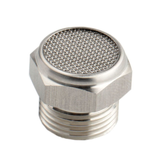 Xhnotion Stainless Steel Pneumatic Air Exhaust Silencer with NPT Thread