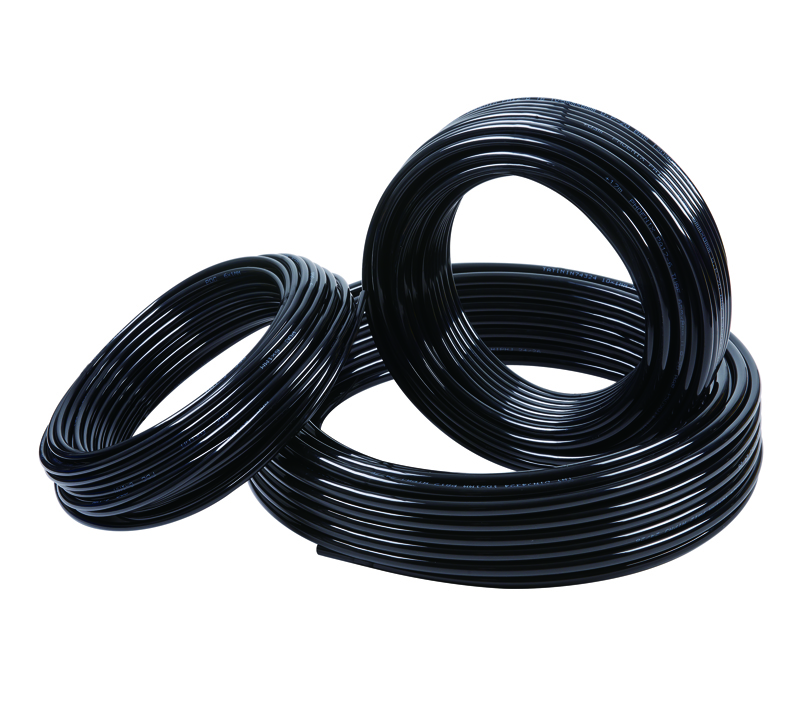 Xhnotion Black High Temperature Air Tubing Nylon PA12 Tube for Air Water Oil