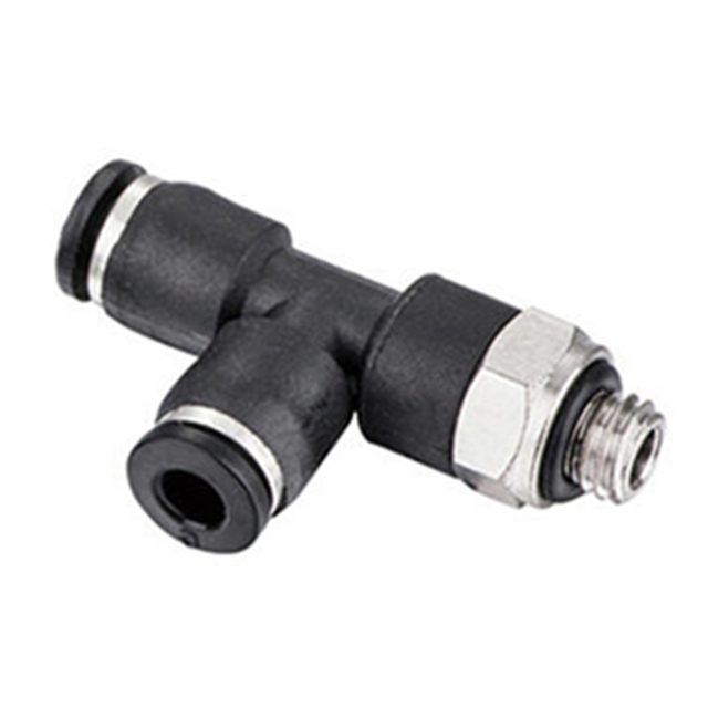 Mini Quick Connector Male Run Tee Fitting