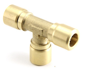 Brass Pneumatic Compression Fittings for Copper Tubes NMPE
