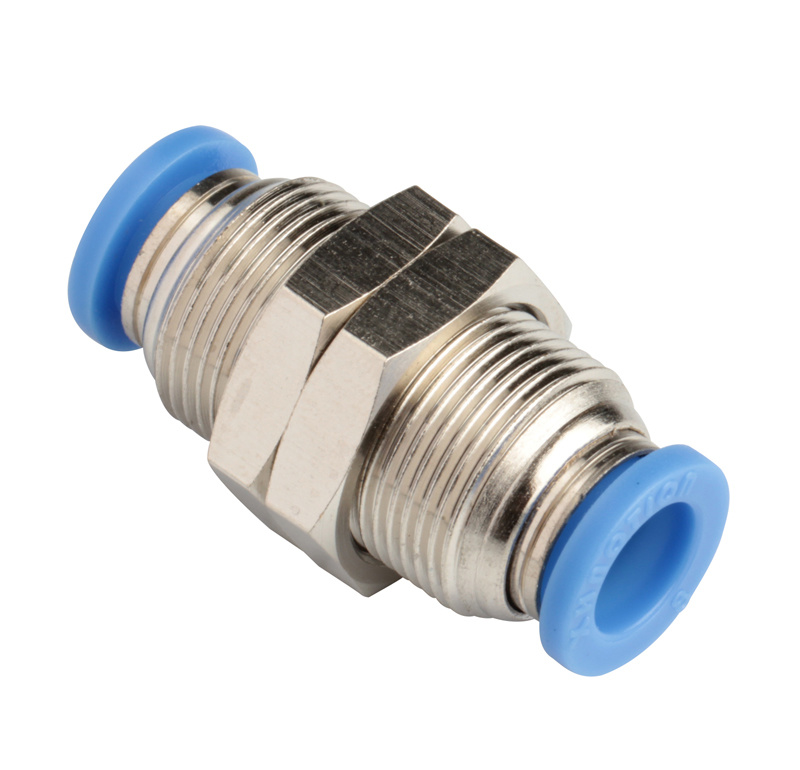 Xhnotion Pneumatic Push in Bulkhead Union Air Hose Fitting with 100 Tested