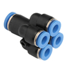 Xhnotion - Pneumatic Push in Double Y Air Hose Fittings with 100% Tested