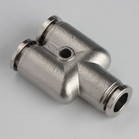 Union Y Stainless Steel SS316L Fittings with Mounting Hole