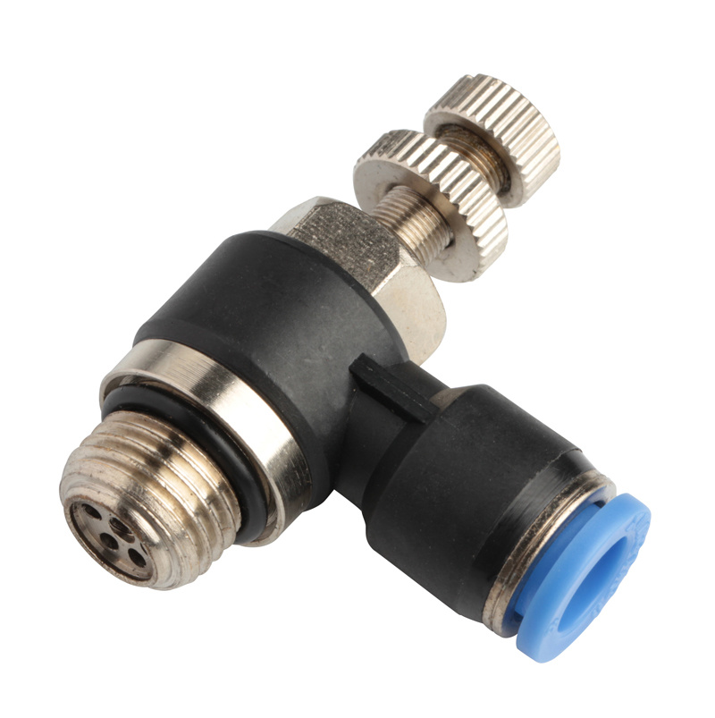 Xhnotion Throttle Valve with G Thread Pneumatic Fitting