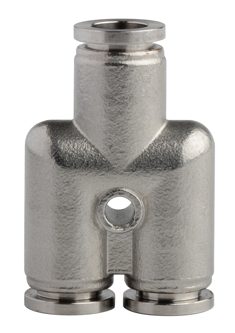 SS316L Stainless Steel (SSPY) Push to Connector Union Y Push in Fitting