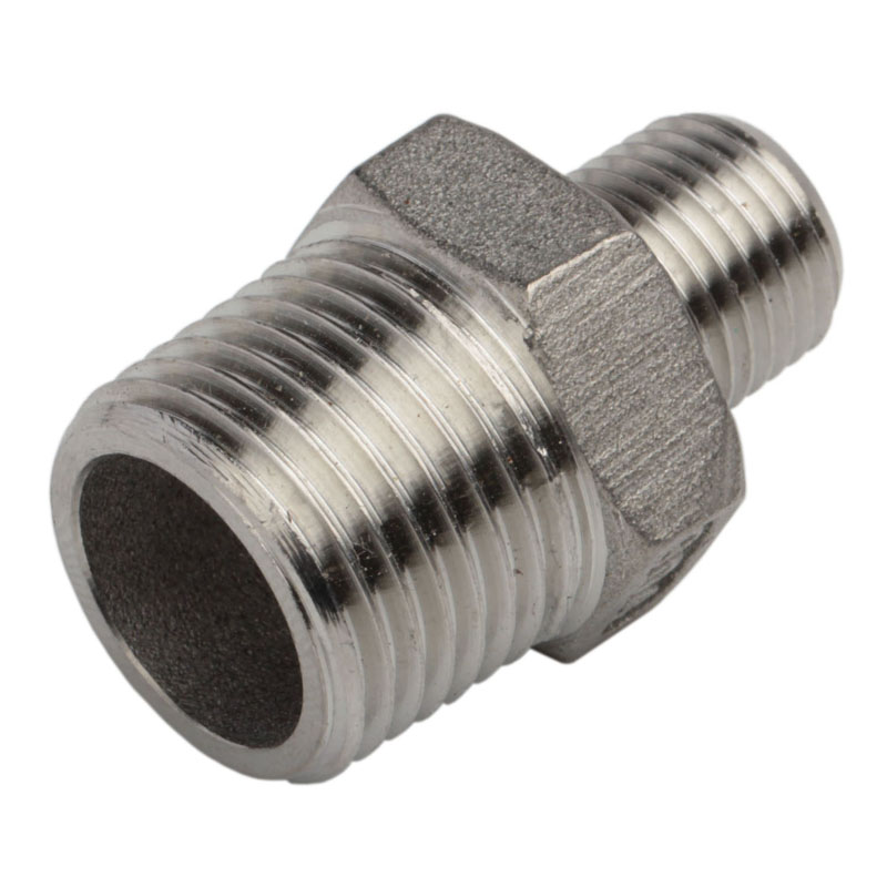 Pneumatic Fitting Male -Male Thread AISI316 Connector SSNCM Common thread joint