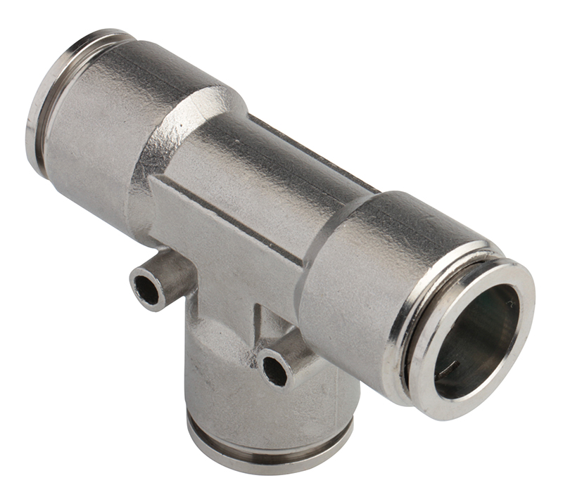 Pneumatic SS316L Stainless Steel Push to Connector 12mm Union Tee AISI Push in Fittings